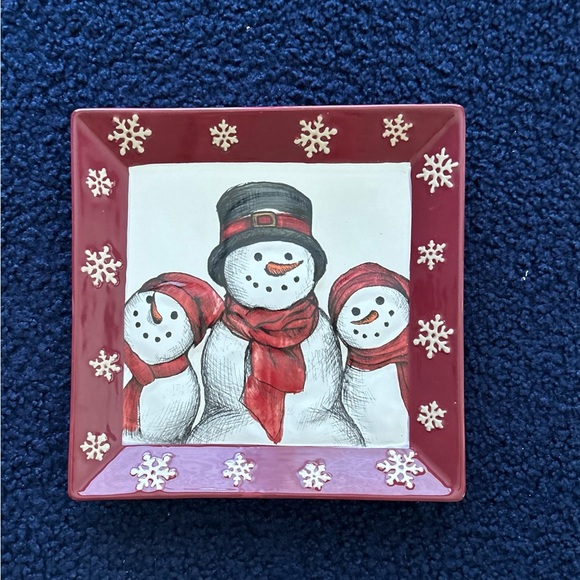 Serving Plate snowman ⛄️ - Picture 1 of 4
